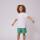 T-SHIRT LUKINA TEEN RUSTY Blanco