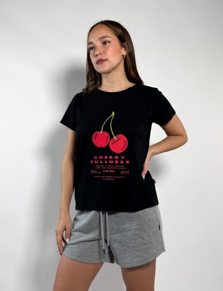 Remera de dama Cande Negro