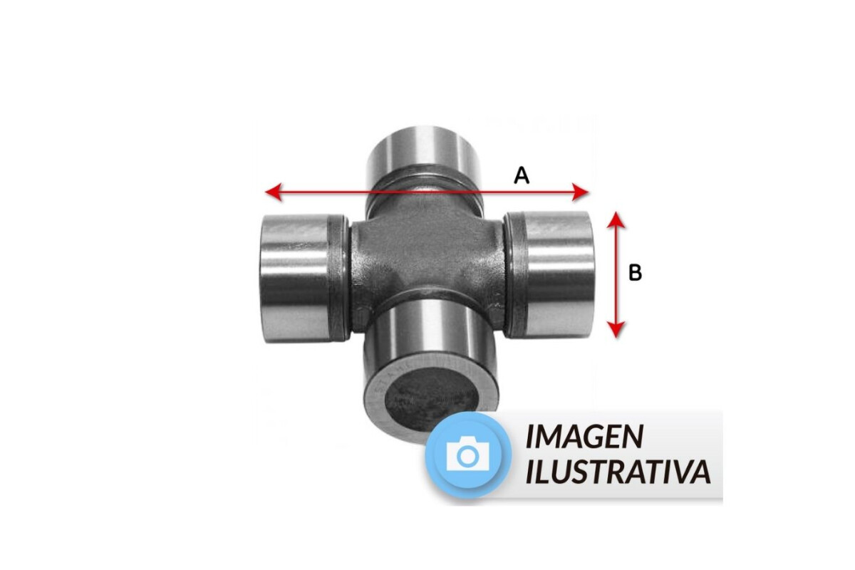 CRUCETA A:141.9mm B:41.2mm CRUCETA A:141.9mm B:41.2mm