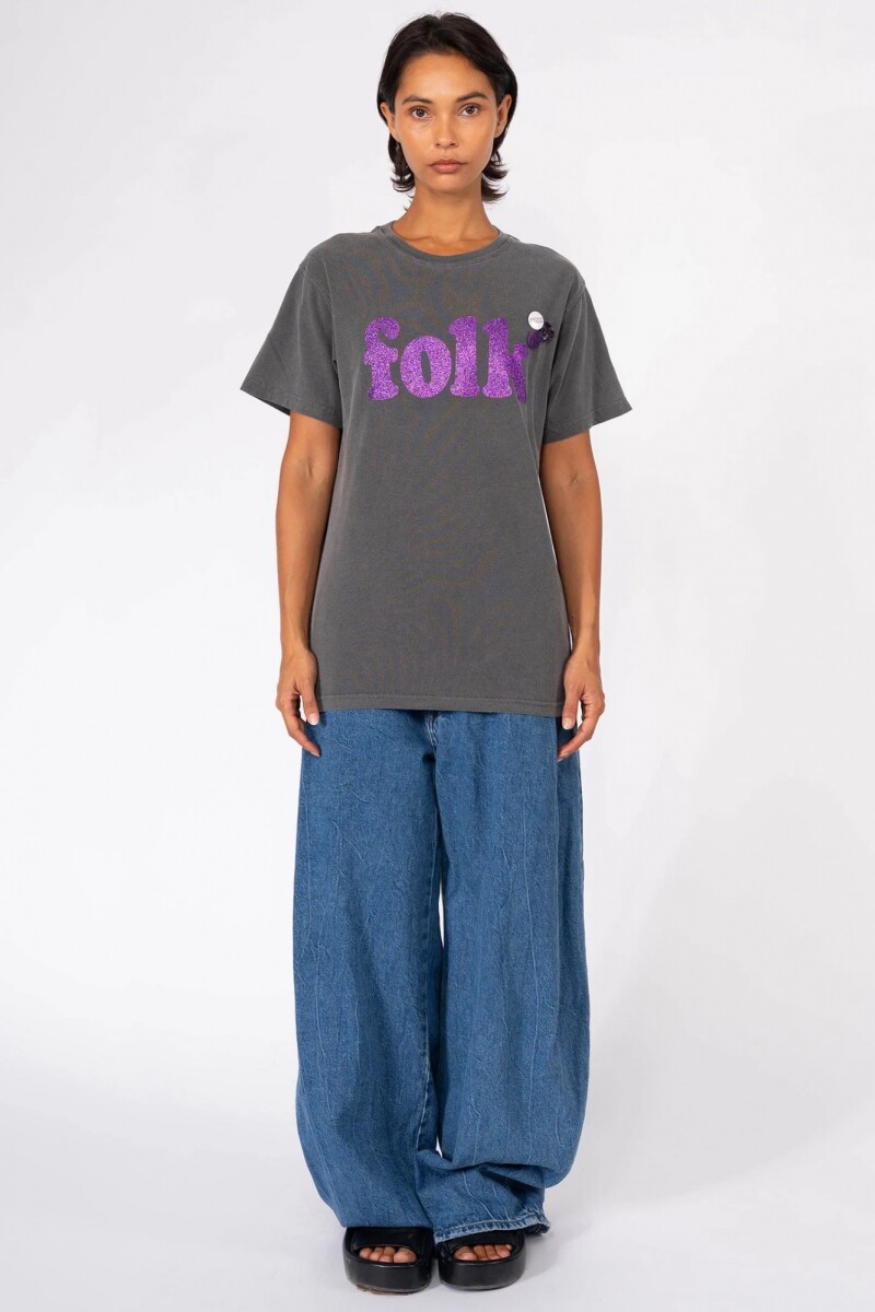CAMISETA FOLK Gris