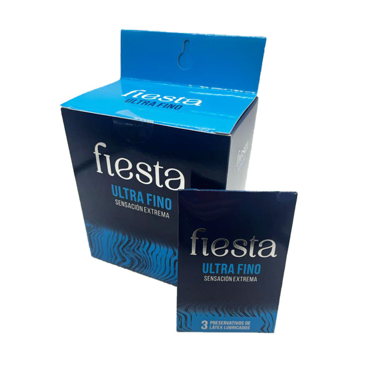 Preservativo FIESTA (DISPLAY 12 Cajitas de 3) - Ultra Fino 