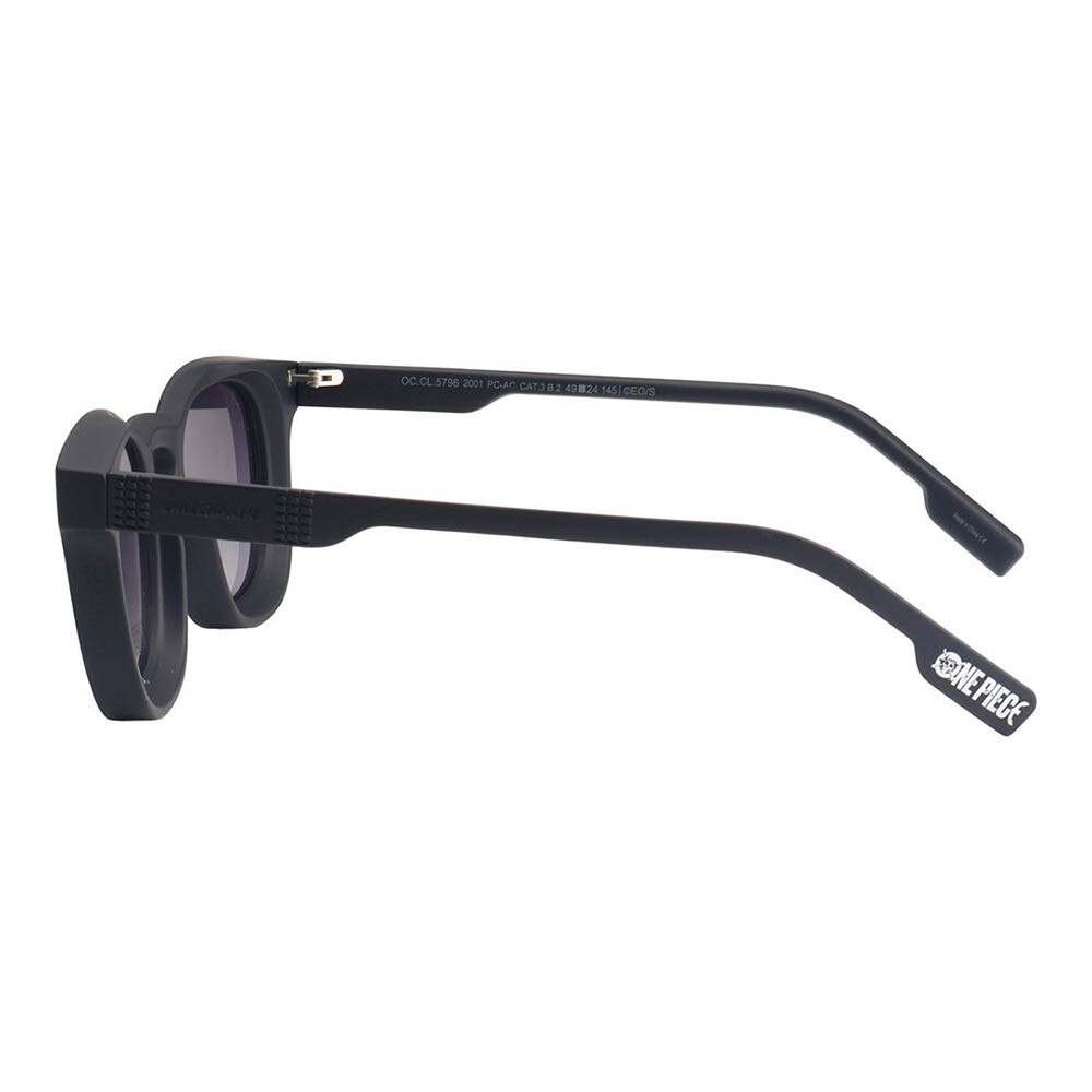 Lentes De Sol One Piece Cuadrado De Acetato Degradado/Negro