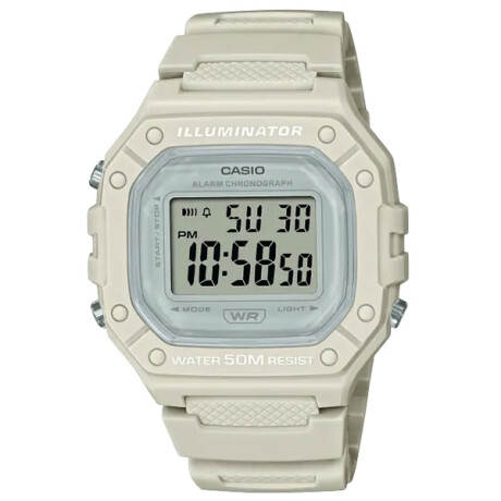 Reloj CASIO W218HC-8AVDF en Resina Beige Esfera 37mm 0