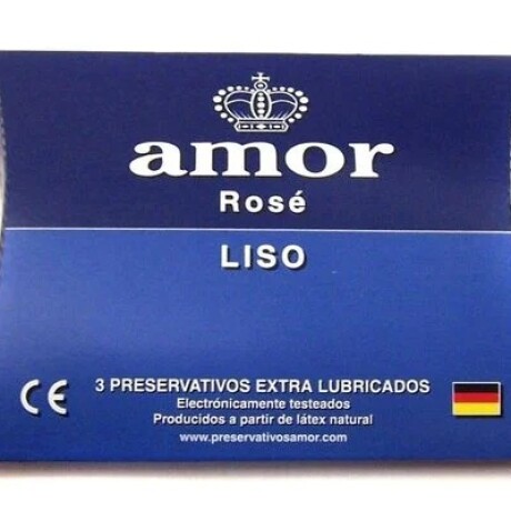 Preservativos Amor Standar Liso 3 Unidades Preservativos Amor Standar Liso 3 Unidades