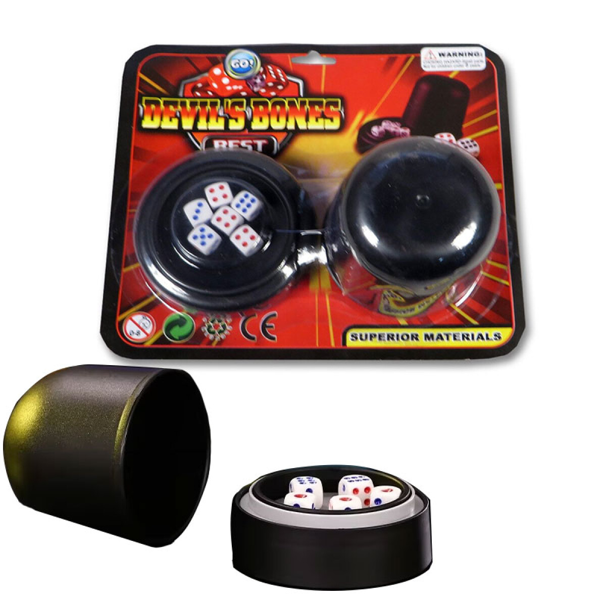 OUTLET Cubilete vaso con dados - Outlet Cubilete Vaso Con Dados 