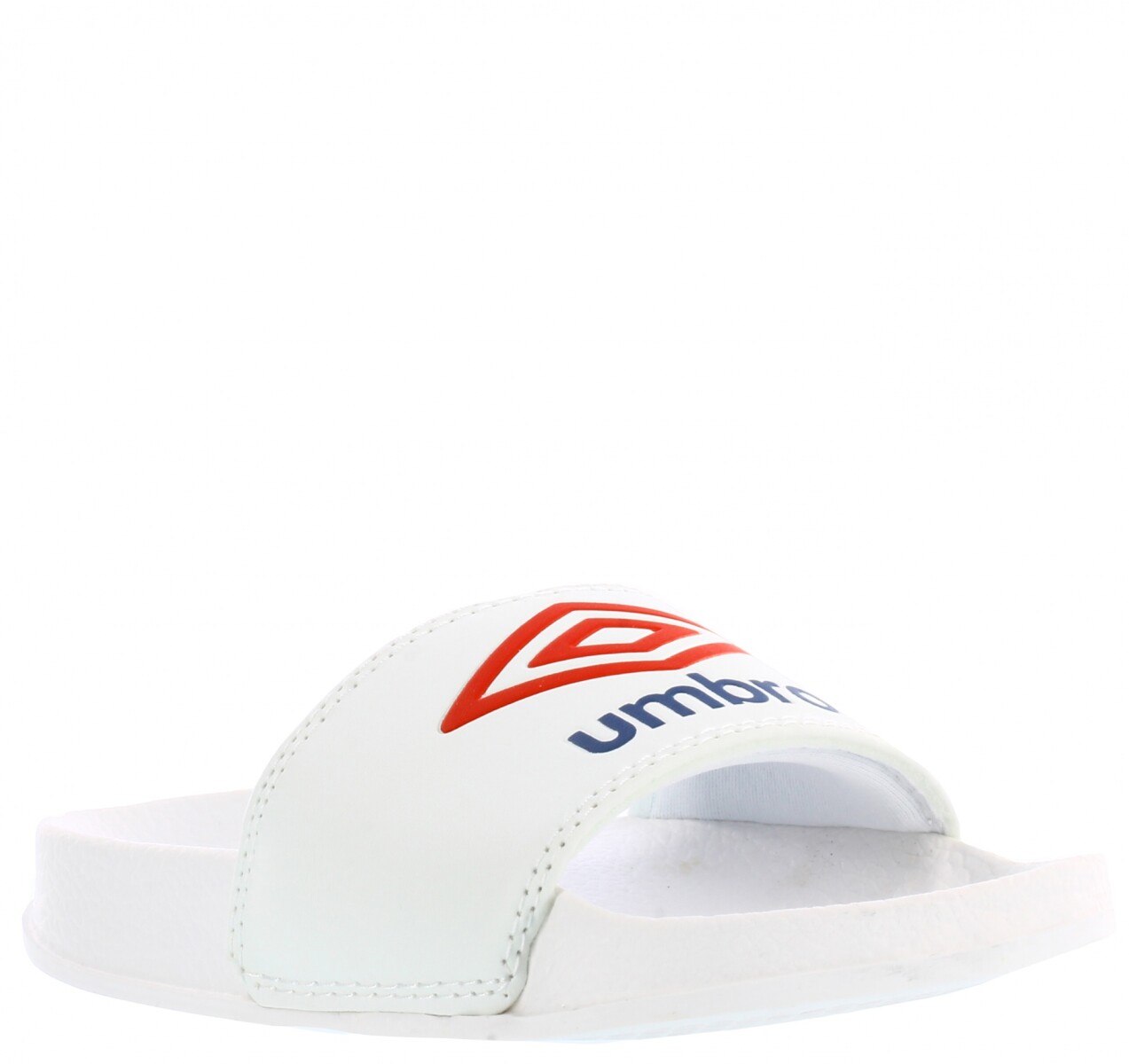 Chanclas Infantiles Umbro Locker Room Umbro - Blanco - Rojo - Azul Marino 