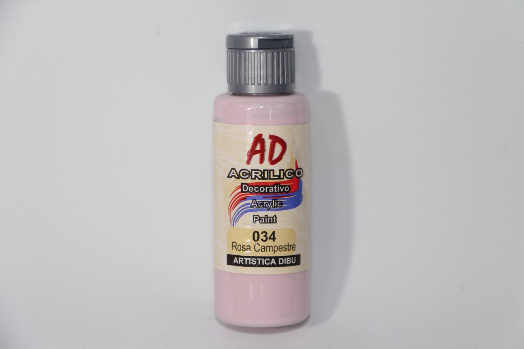 PINTURA ACRILICA ARTISTICA DIBU 60 ML. DIFERENTES COLORES - COLOR ROSA CAMPESTRE 034 