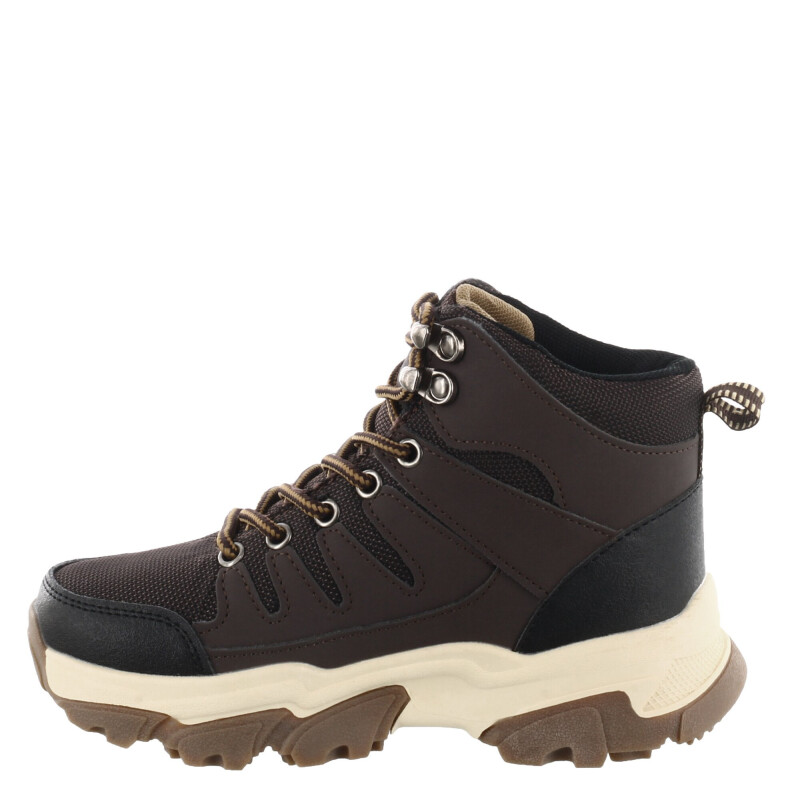 Championes de Niño Croco Kids LOPE estilo bota Marrón