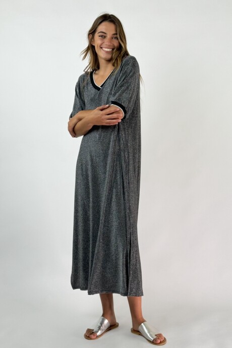 VESTIDO LYRIANA Plateado