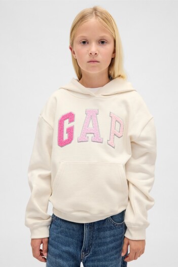 Canguro Logo Gap Niña Ivory Frost