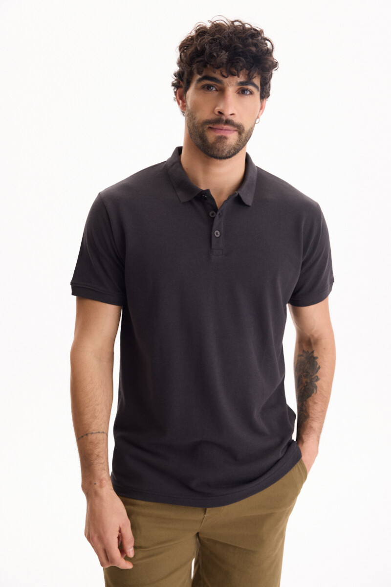 Remera Polo Viper Negro