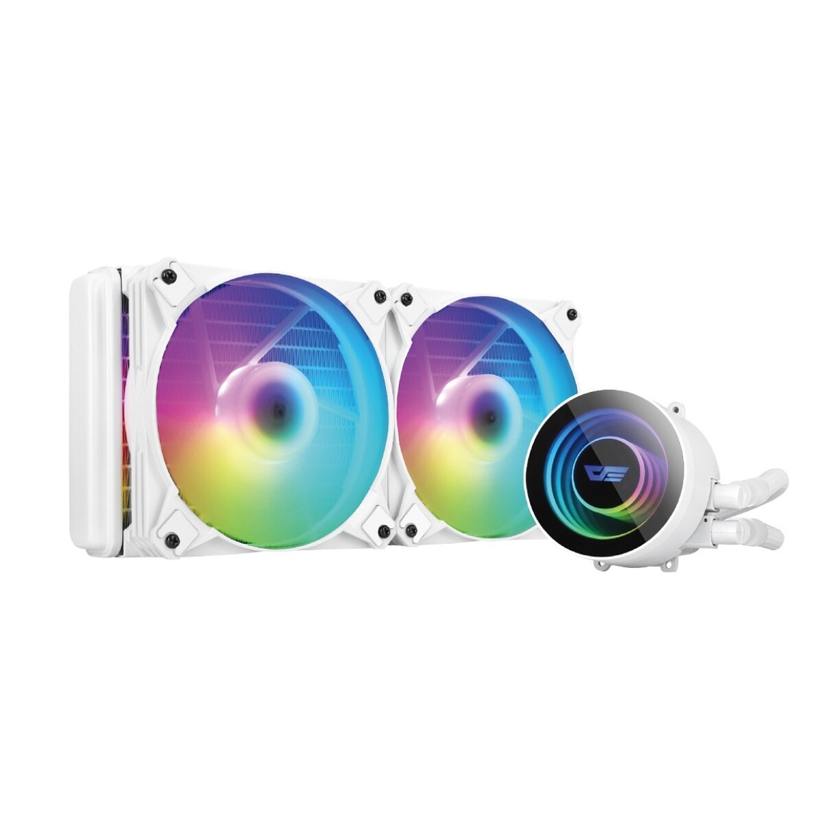 Cooler Procesador Darkflash Refrigeración Líquida DX240 - BLANCO 