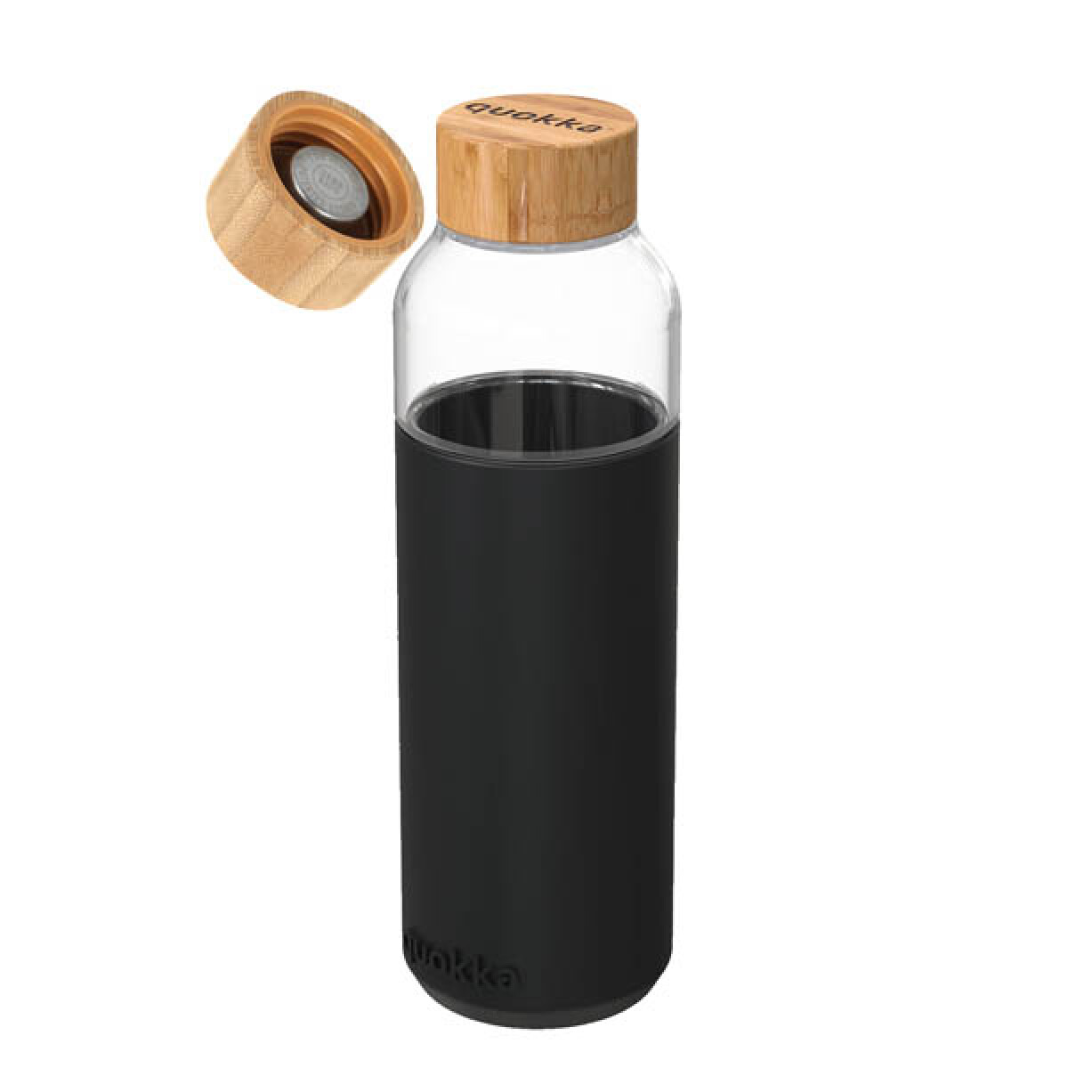 Botella de Vidrio Quokka Flow - Color Negro 