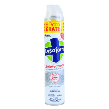 Desinfectante Lysoform aerosol 420cc original Desinfectante Lysoform aerosol 420cc original