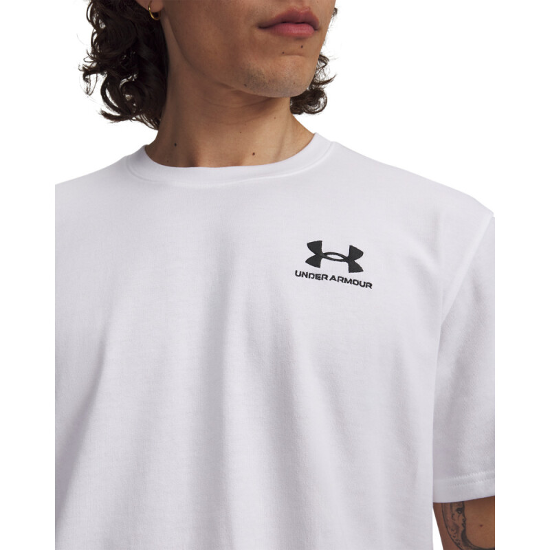UA M LOGO EMB HEAVYWEIGHT SS-BLU WHT-100