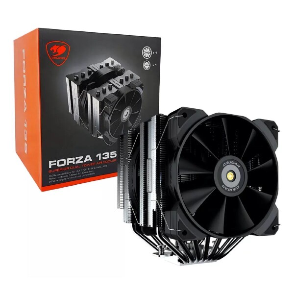 Disipador Cpu Cougar Forza 135 Mhp120 DISIPADOR COUGAR FORZA 135 MHP 120 NEGRO