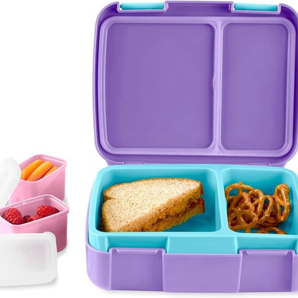 Lunchera bento box SKIP HOP delfin violeta