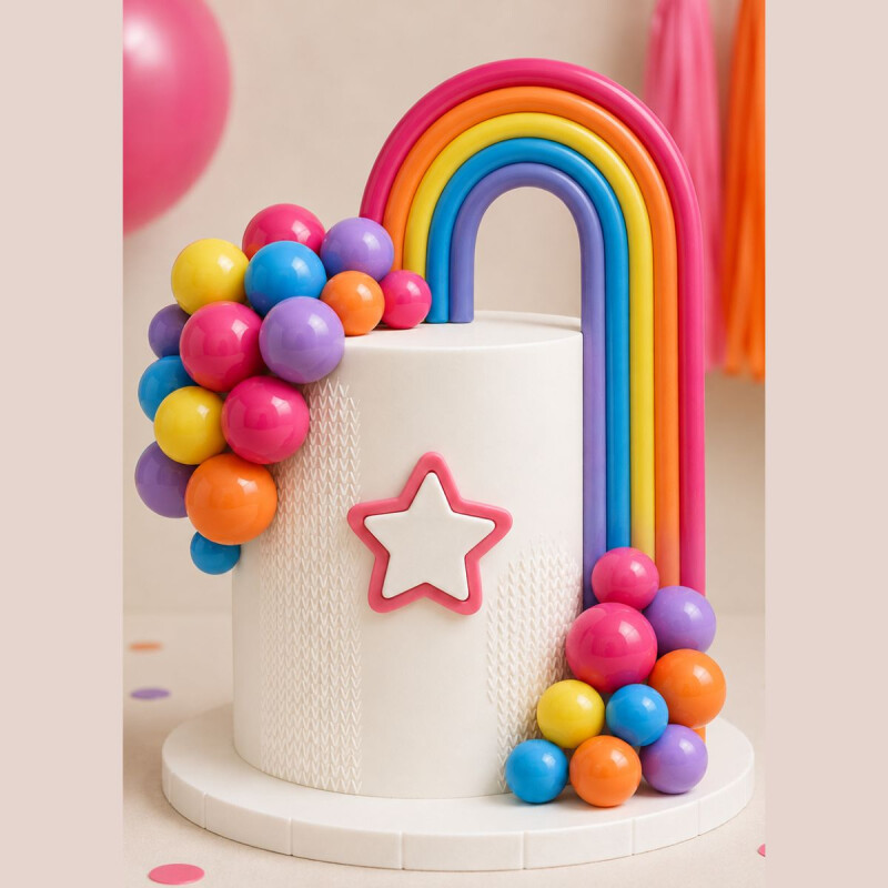 Topping Medio Arcoiris Clasico