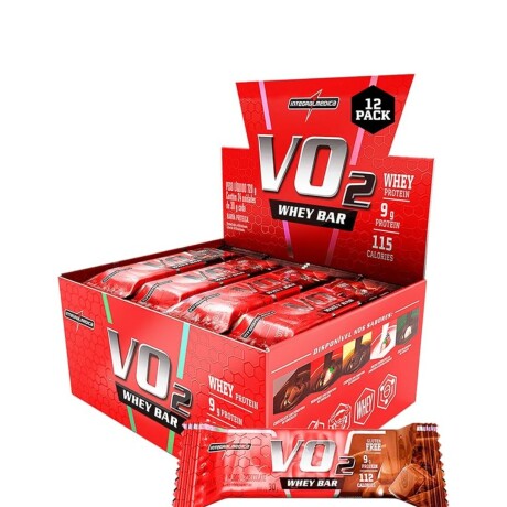 Barra De Proteína 30g Vo2 Whey Bar Caja x12 INTEGRALMEDICA Sabor Chocolate