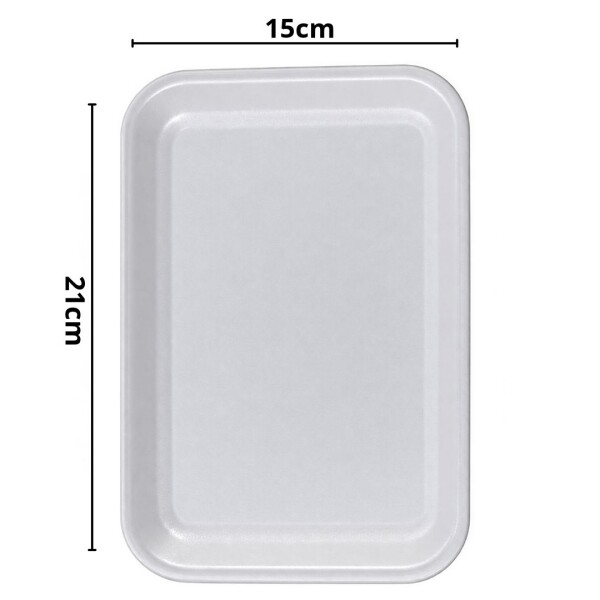 BANDEJA ISOPOR PACKx20 • 21x15cm BANDEJA ISOPOR PACKx20 • 21x15cm