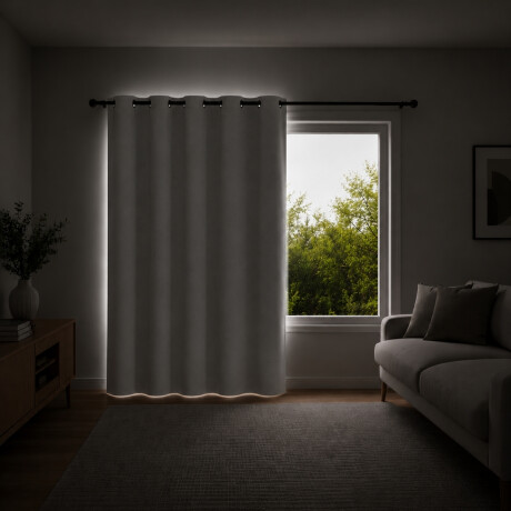 Cortina 100% Blackout 1 paño 135 x 230 GRIS