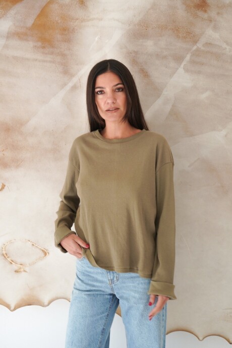 Comfortable T-Shirt Verde Seco