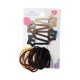 Set accesorios de cabello 20pcs marrón