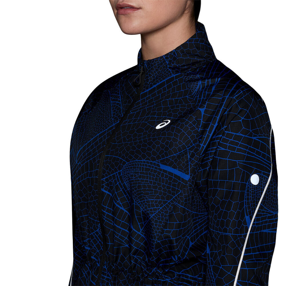 Casaca Running Road Lite-Show Packable Jacket Mujer Performance Black/dark Cobalt