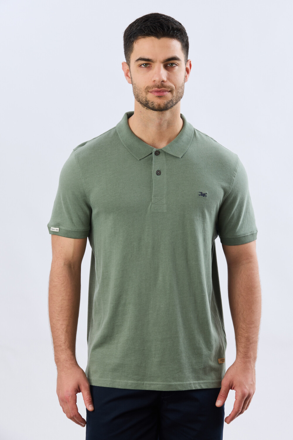 REMERA POLO LISA JERSEY Verde