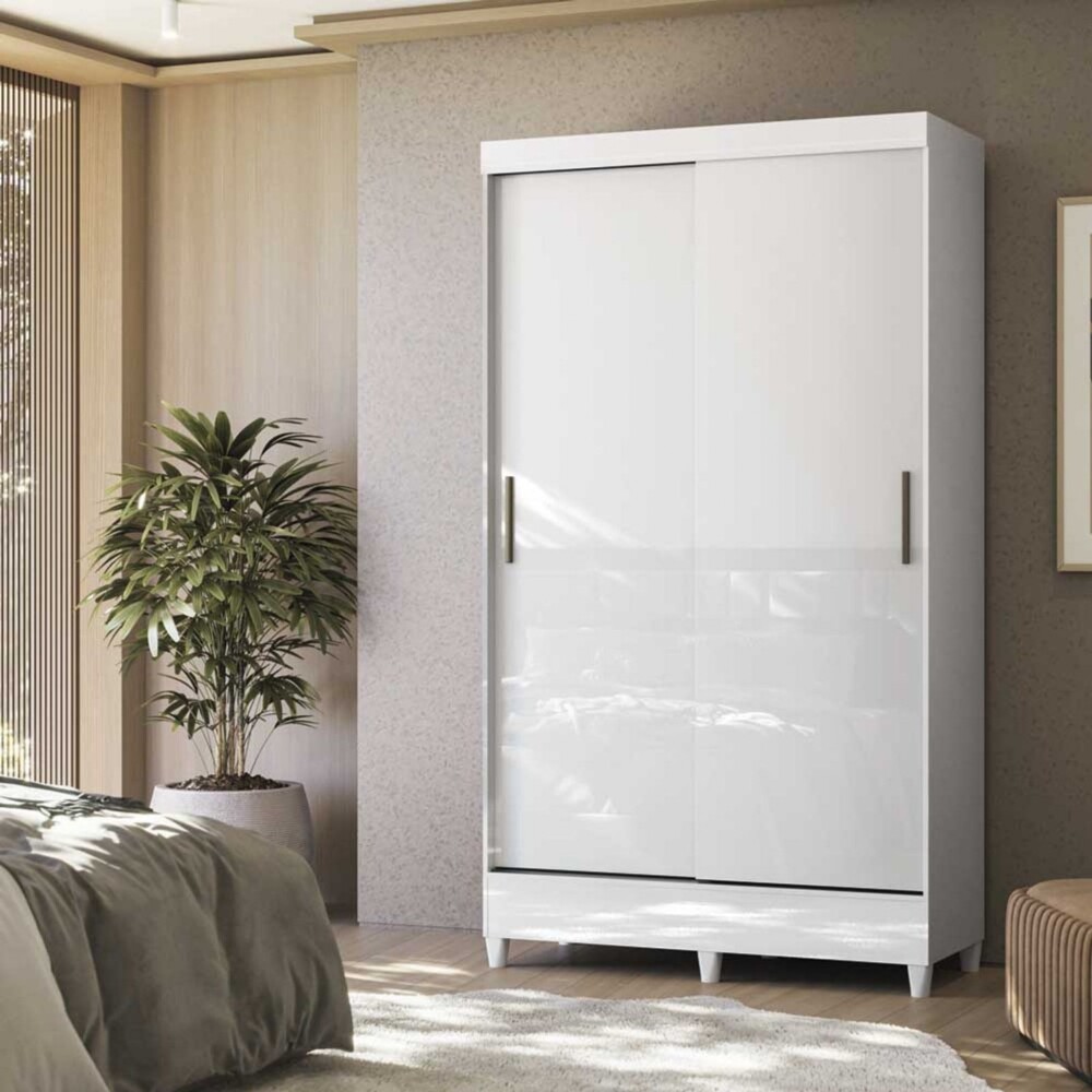 Ropero 2 puertas 2 cajones - Blanco - Linea FIT Ropero 2 puertas 2 cajones - Blanco - Linea FIT