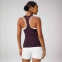 Top Feather Tech+ Racerback Mujer Oxblood