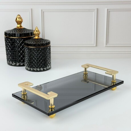 Bandeja Vidrio Rectangular Decorativa 25cm x 13cm Bandeja Vidrio Rectangular Decorativa 25cm x 13cm