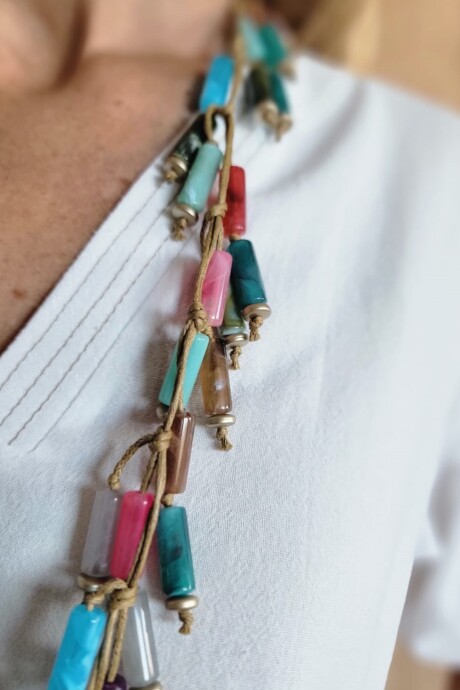 Collar colores Multicolor