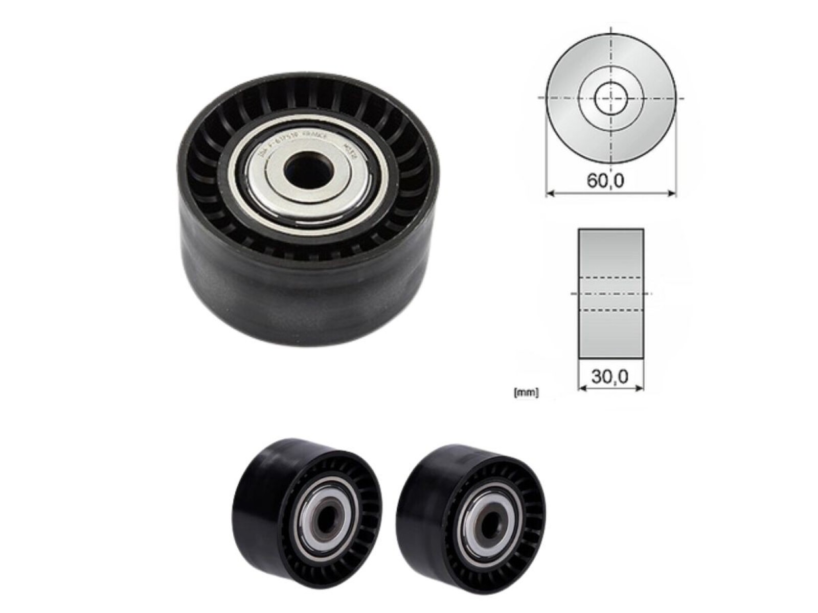 Polea Del Tensor Guia De Correa Mercedes Benz Vito 111Cdi (W447) Renault Captur/Clio/Master 12-25 