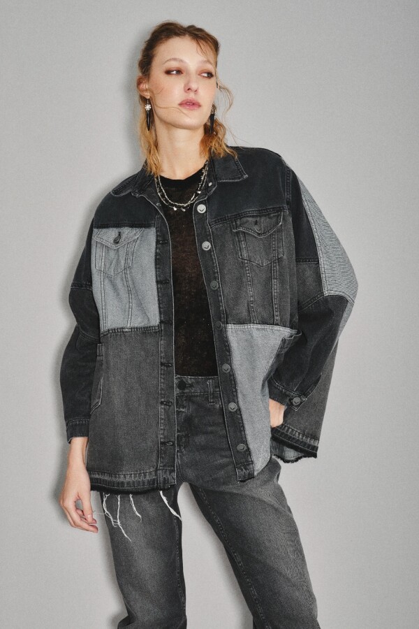 Campera Patch Black Negro