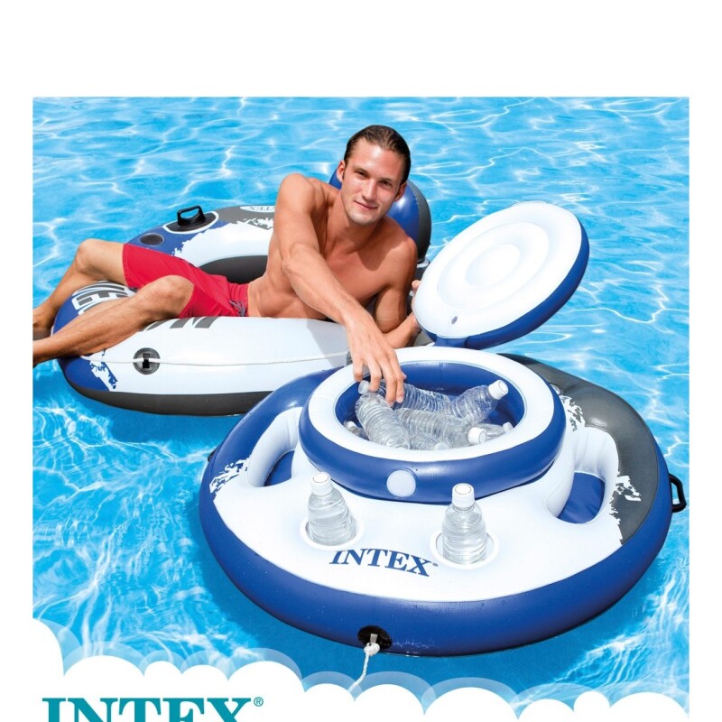 INTEX CONSERVADORA INFLABLE FLOTANTE REDONDA POSA VASO Intex Conservadora Inflable Flotante Redonda Posa Vaso