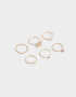 Sets Anillos De metal Sets De Anillos De Metal - Dorado