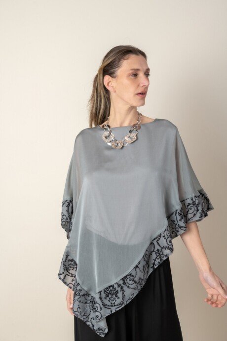 BLUSA ERIDANI Gris claro