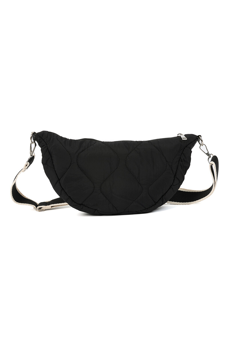 Riñonera de nylon Negro