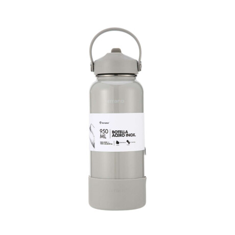 Botella Térmica Con Pico 950Ml. Oliva Metalizado