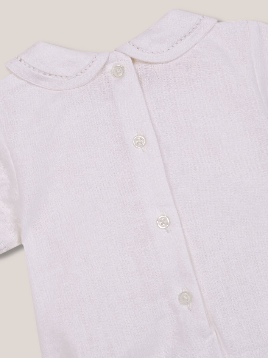 Camisa Body Cuello Bebe Blanco