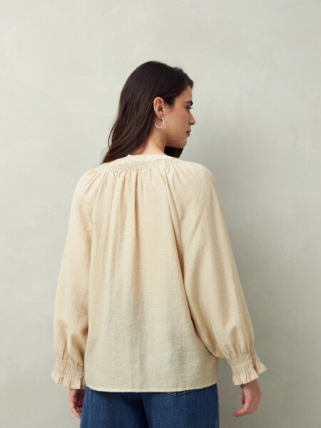 CAMISA D.CASSIN HIDAYA ALMENDRA