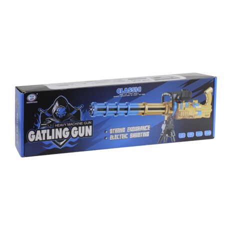 Ametralladora con trípode y cartucho de agua Azul