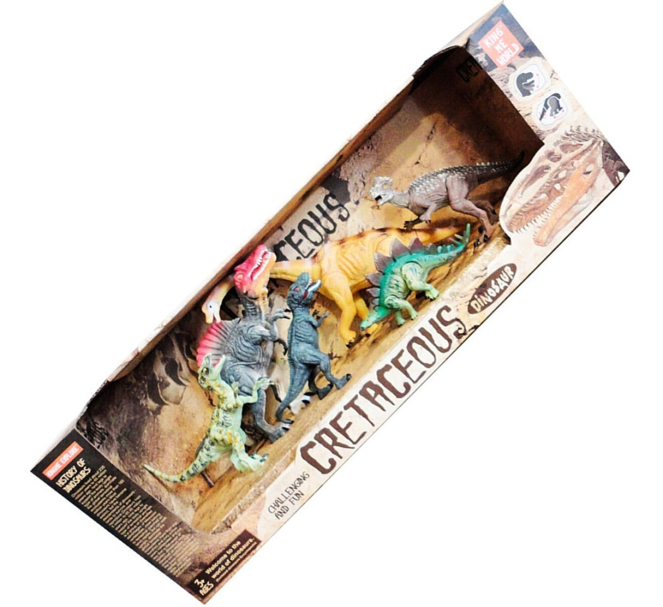 Juego De Dinosaurios Muñecos 6 Piezas Niño Jurassic 