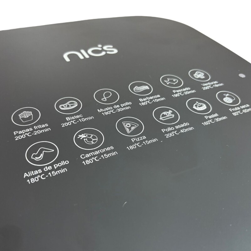 Freidora sin Aceite Digital NIC´S 7LTS 1600W / NIC862D Freidora sin Aceite Digital NIC´S 7LTS 1600W / NIC862D