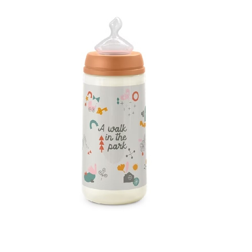Biberon anatomico 360 ml Suavinex Park Salmon