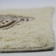Alfombra 40x60cm MARRÓN Y NATURAL