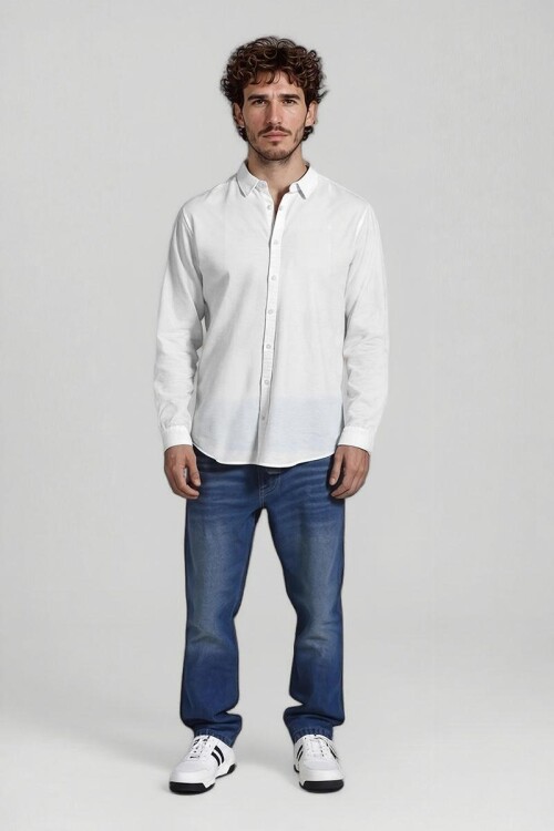 Camisa Galo Blanco