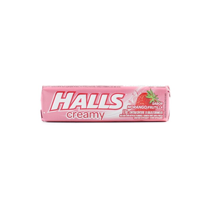 HALLS CREAM FRUTILLA PAQ. X 30 GR. única