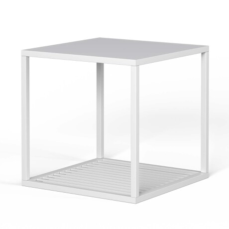 MESA LATERAL METAL BLANCO OLIVIA